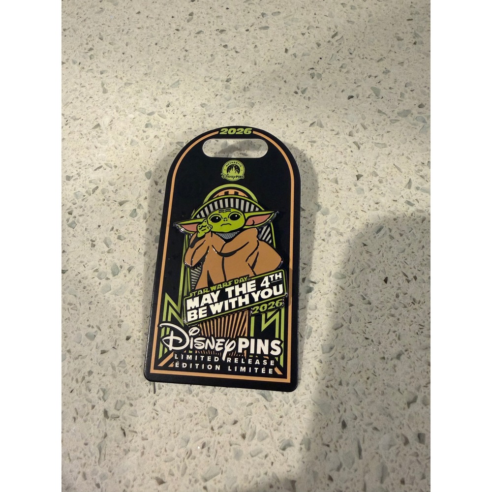 NEW Disney 2026 Star Wars May the 4th Grogu Baby Yoda Mystery Pin